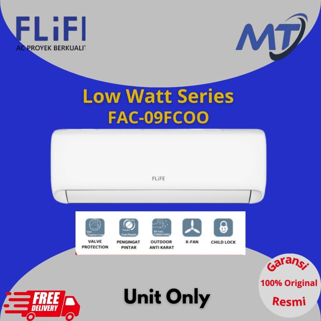 AC FLIFE LOW WATT 1PK FAC-09FCOO