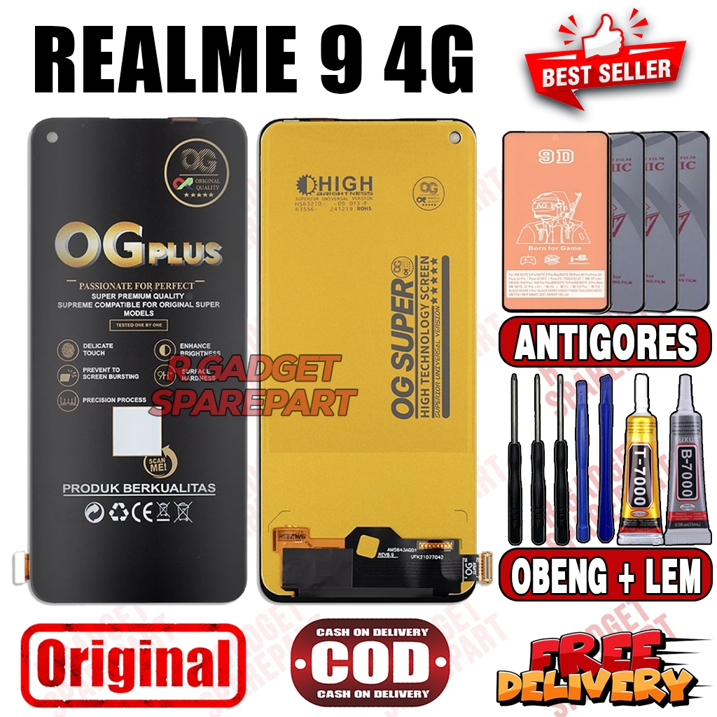 Lcd Touchscreen REALME 9 4G Original OG SUPER Fullset
