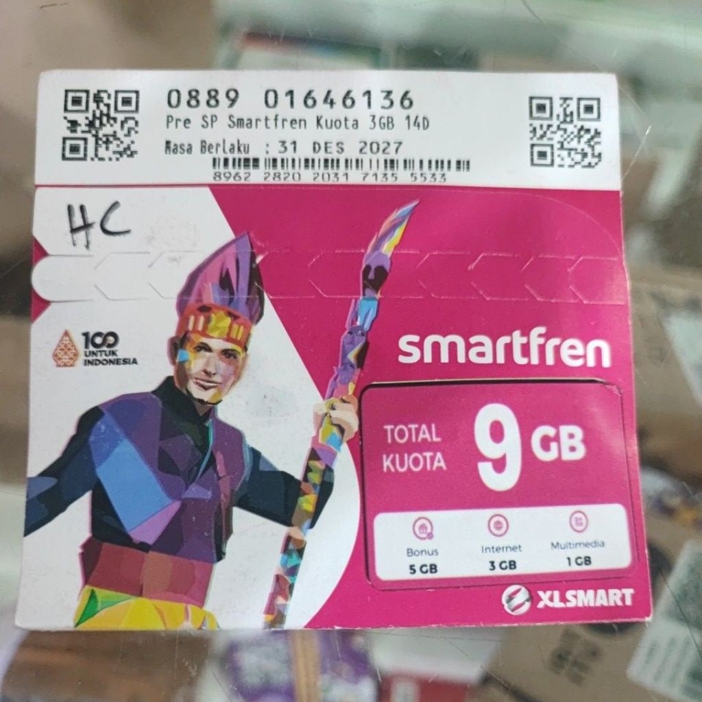 kartu kuota smartfren 9GB