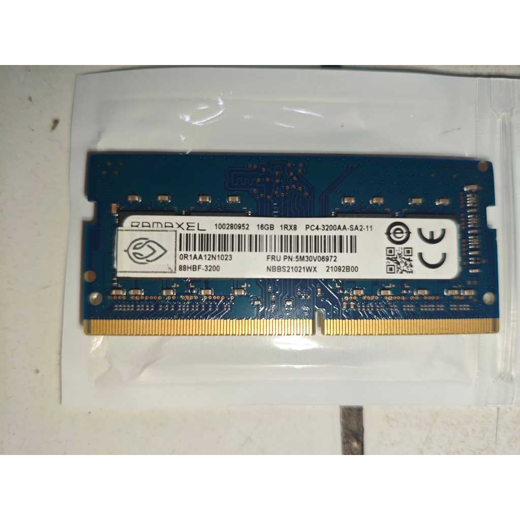 RAMAXEL RAM SODIMM Laptop 16GB DDR4 3200MHz Bekas