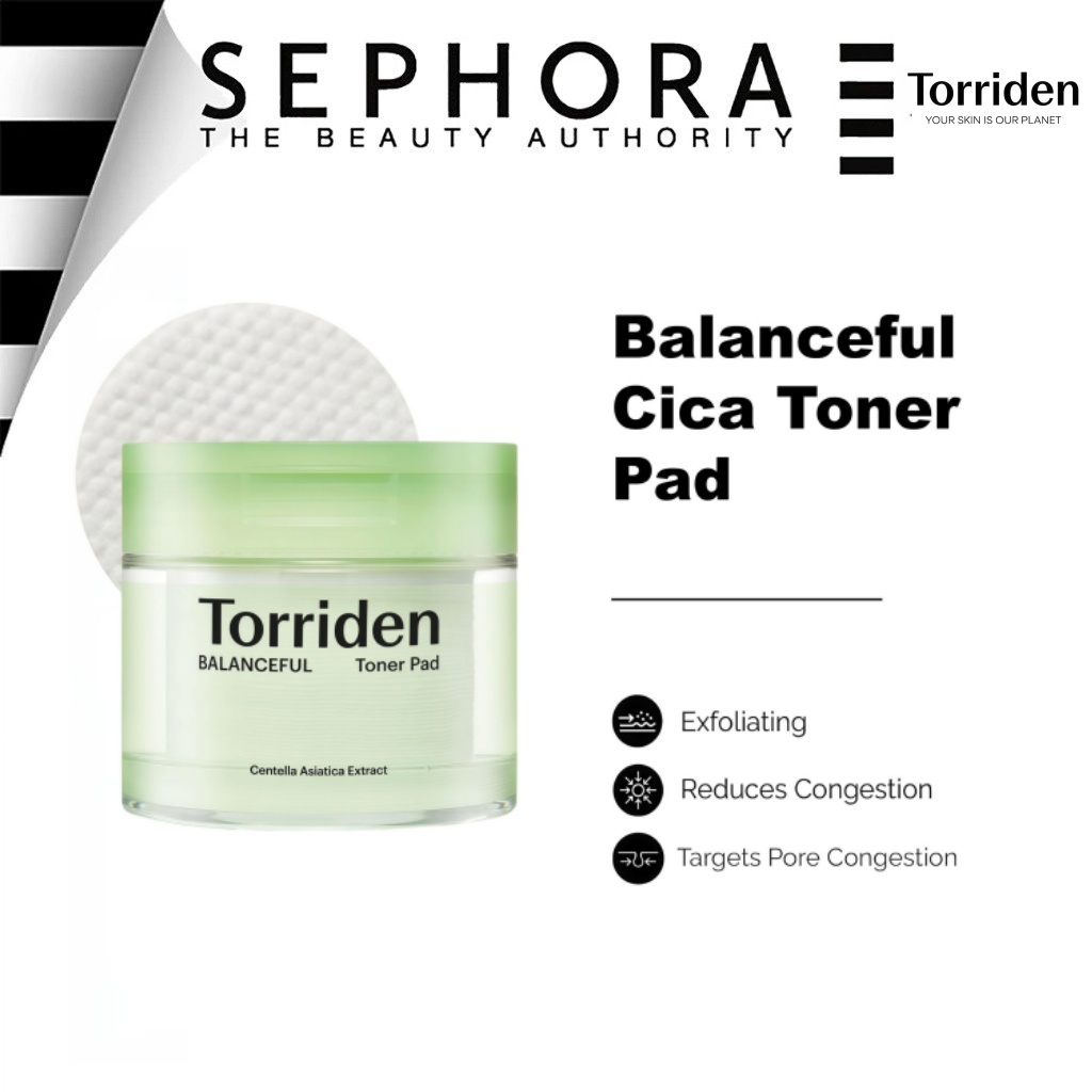 Torriden BALANCEFUL Cica Daily Toner Pad -- 60pcs