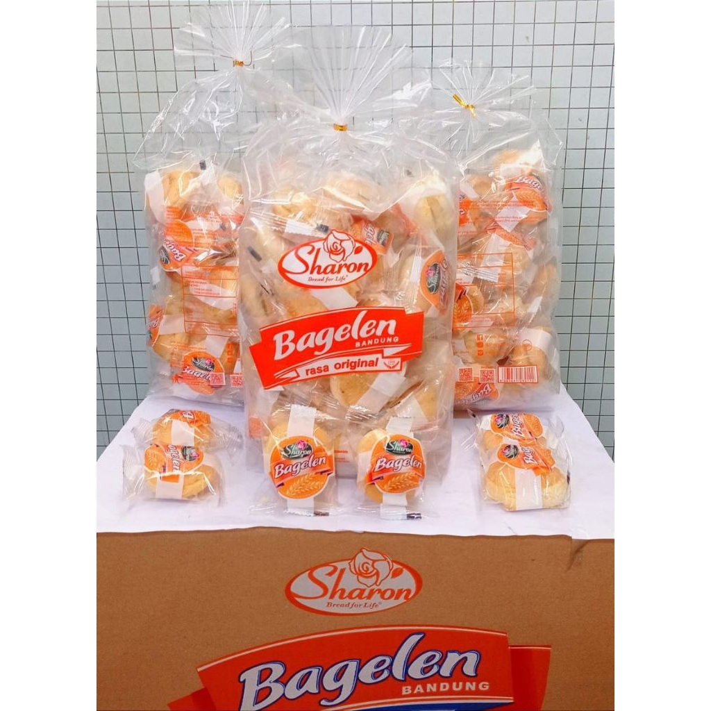 Roti Bagelen Bandung Sharon isi butter/original durian keju coklat murah enak