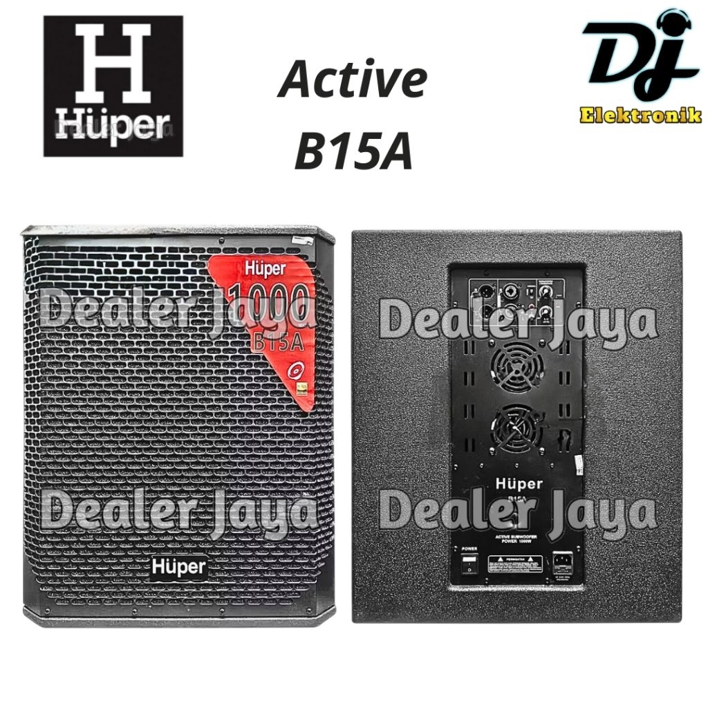 Speaker Subwoofer Huper B 15A / B15A - 15 inch (Aktif)
