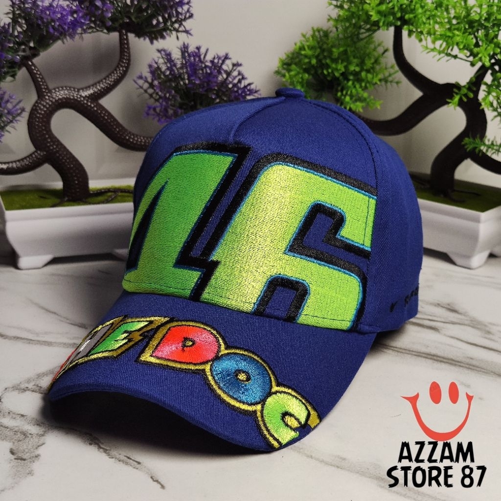 Topi Racing Apparel MotoGP VR FORTYSIX Special Signature ROSSI 46 Baseball Cap Outdoor Tactical Excl