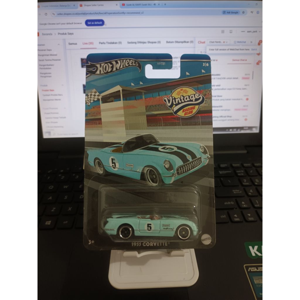 HOT WHEELS 1955 CORVETTE