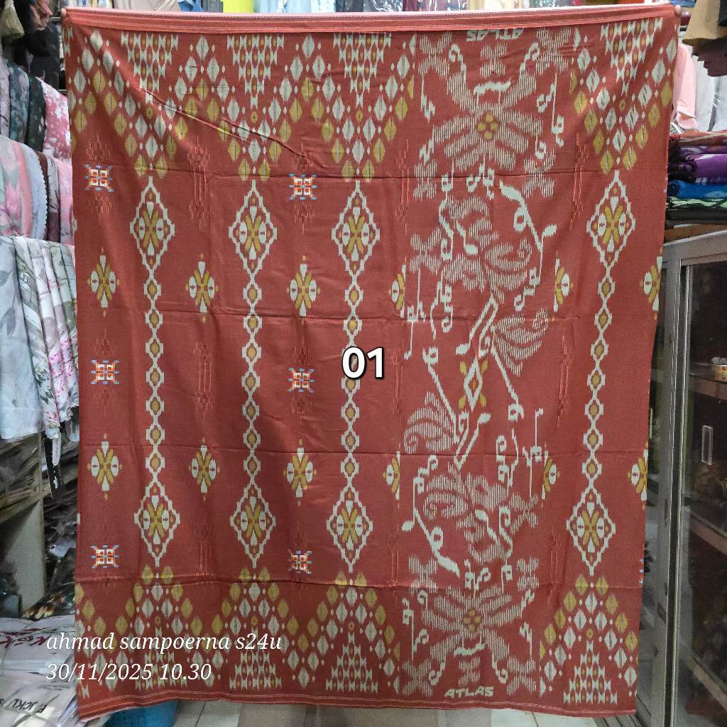 Sarung atlas special rayon songket kembang