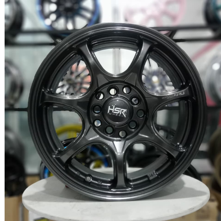 Velg Mobil Racing HSR ARU R15 Baut 5 Model Palang Terbaru – Kompatibel Banyak Mobil