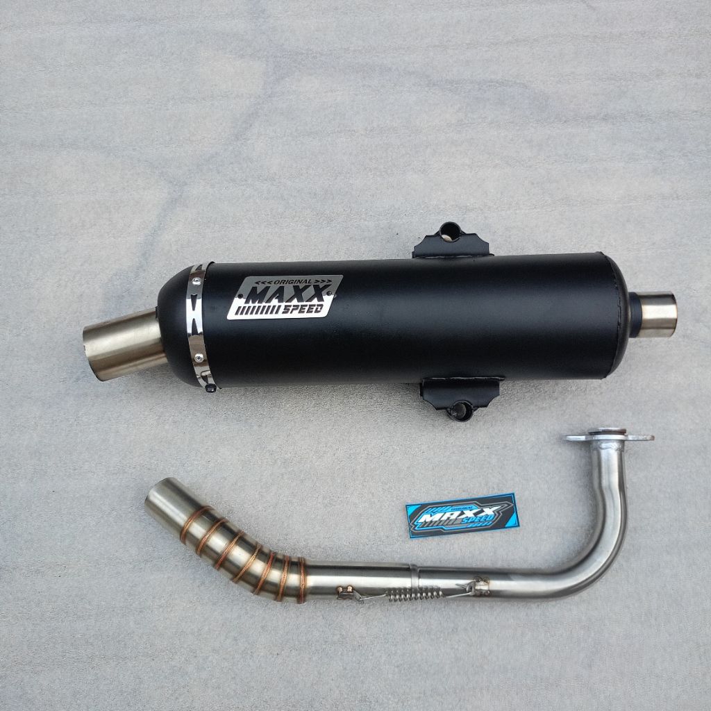 KNALPOT STANDART RACING moncong KOU inlet 38 original MAXXSPEED Mio beat Vario CLICK Scoopy  NMAX ae