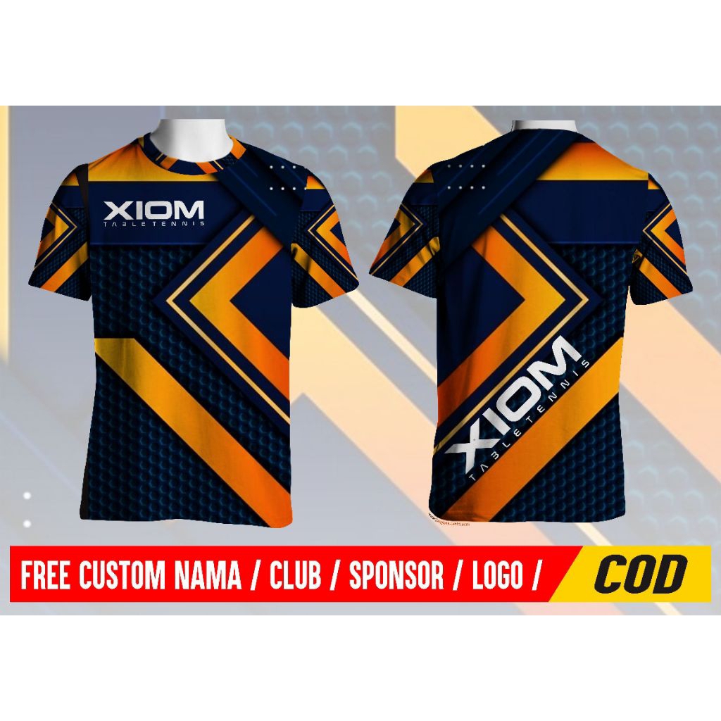 KAOS JERSEY PINGPONG ORANGE XIOM