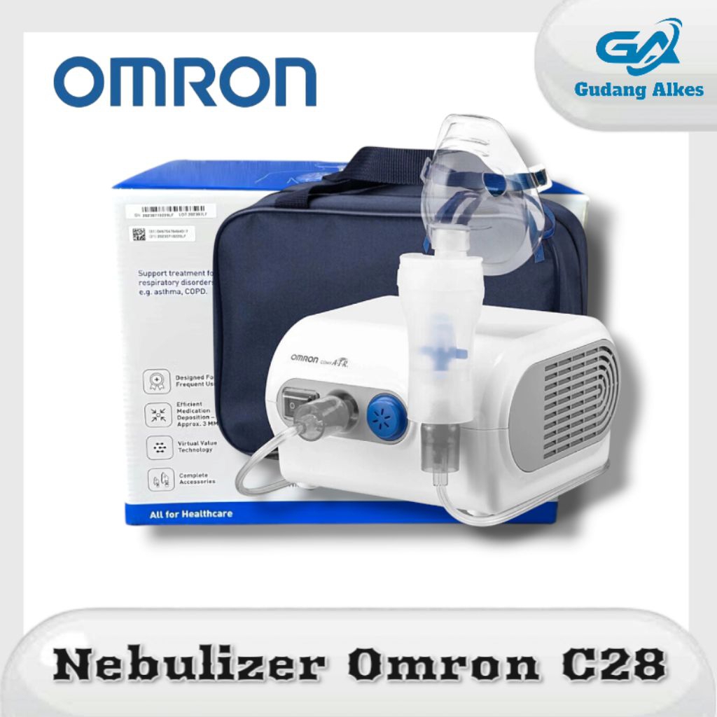 Nebulizer Omron NE C28  Terapi Nebu Omron  Inhalasi Omron C28