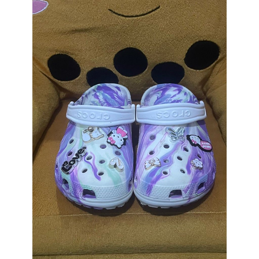 Sandal Crocs Glow In the Dark Cutting Original