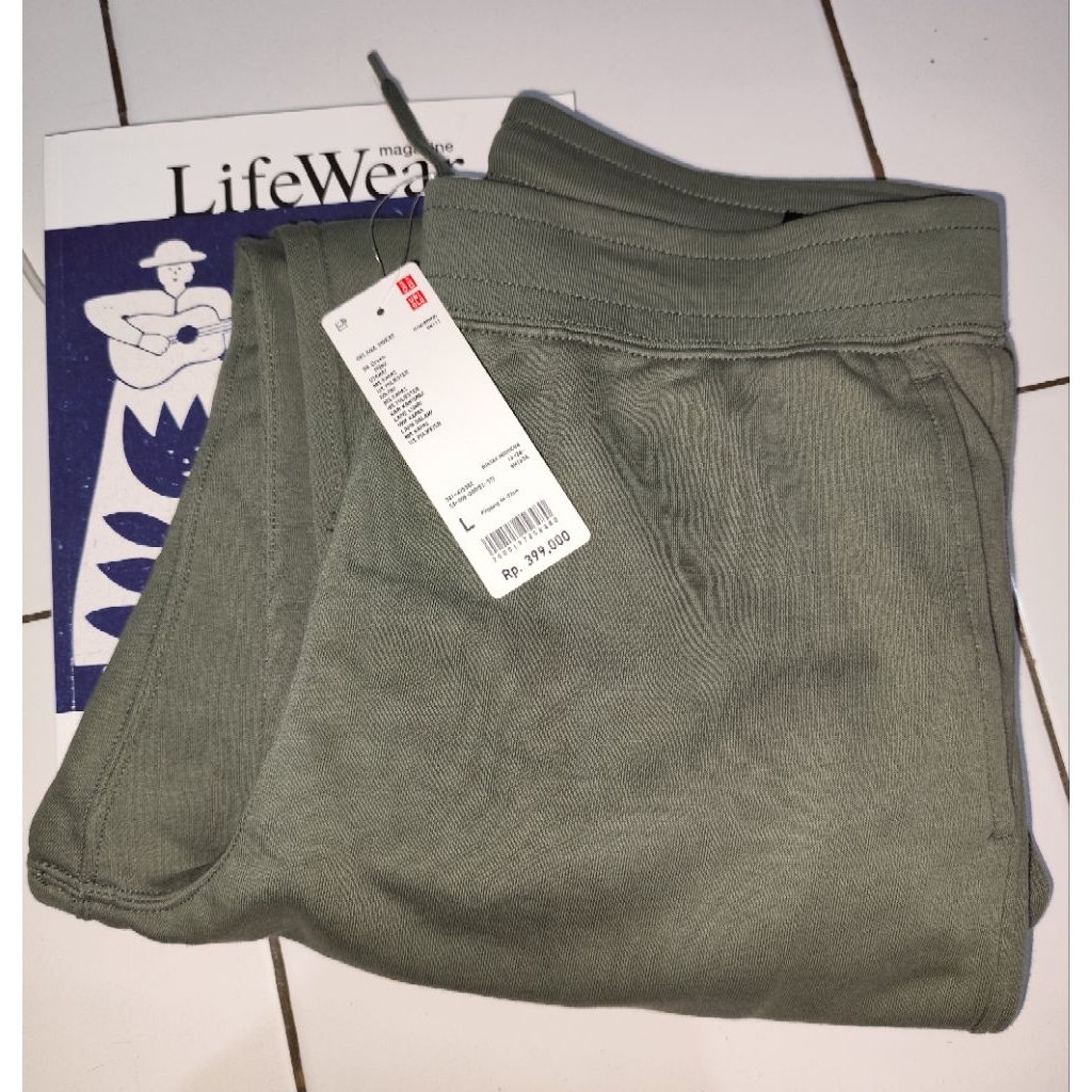 Celana Jogger Sweat Pria Uniqlo (Unisex)
