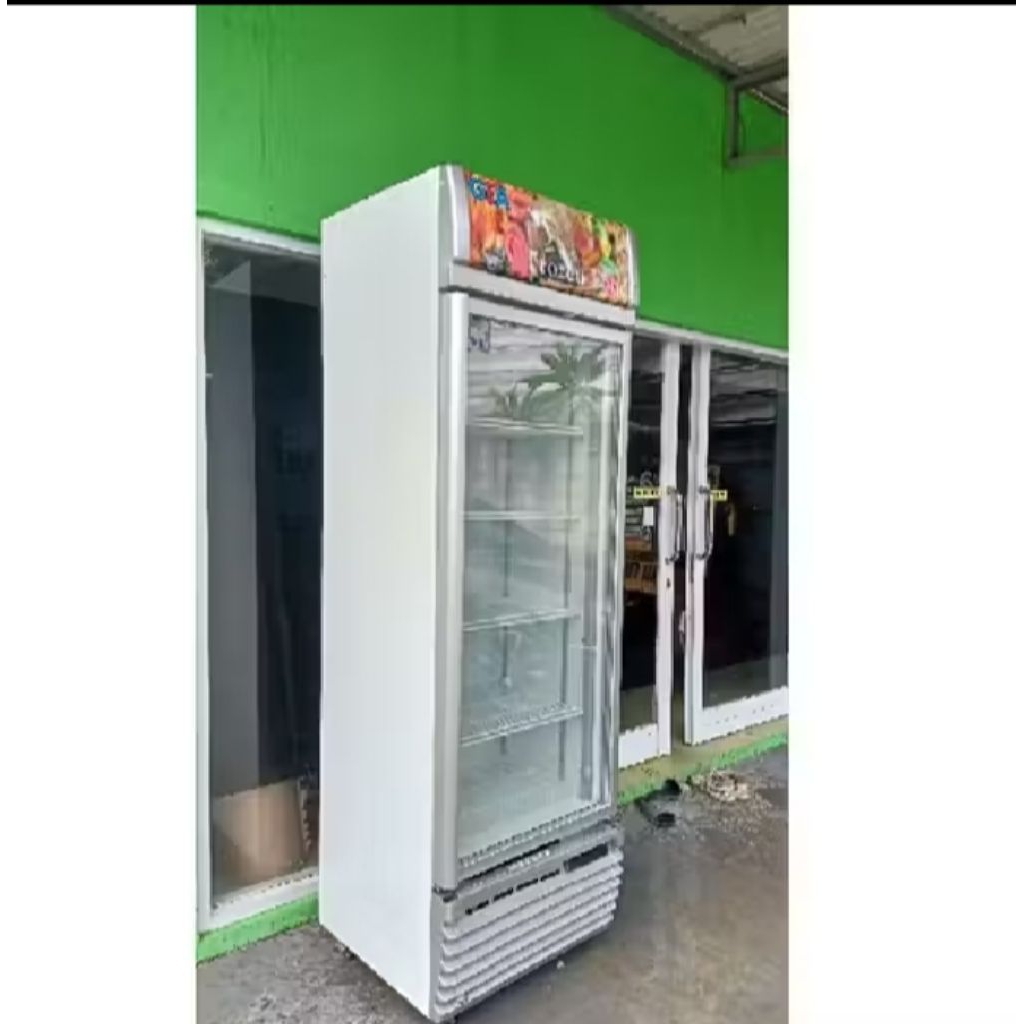 SECOND/BEKAS FREEZER DISPLAY 1 PINTU/UPRIGHT FREEZER GLASS DOOR 1 PINTU GEA