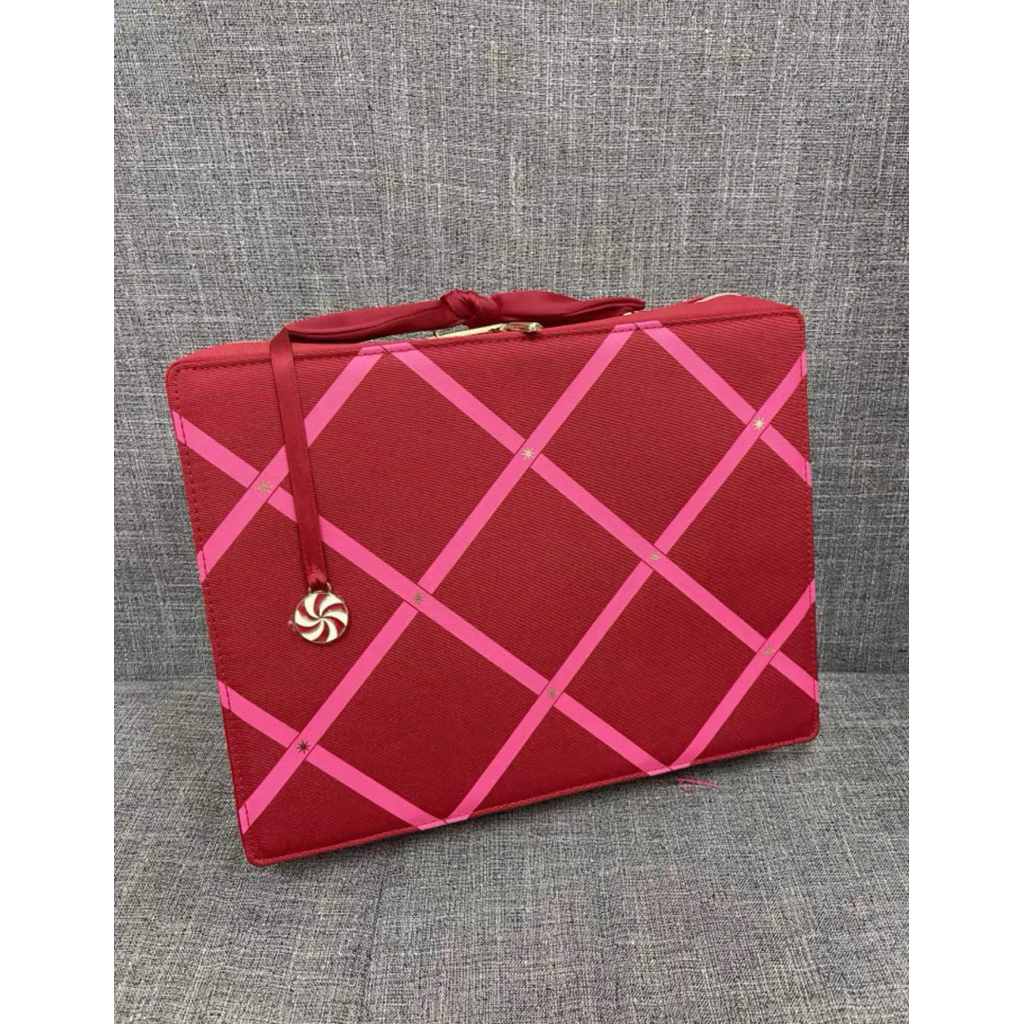 tas makeup besar tas skin care luxury beauty gift red christmas