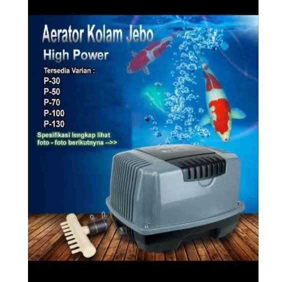 Mesin Aerator Jebo P 30 P 50 P 70 P 100 pompa aerator kolam