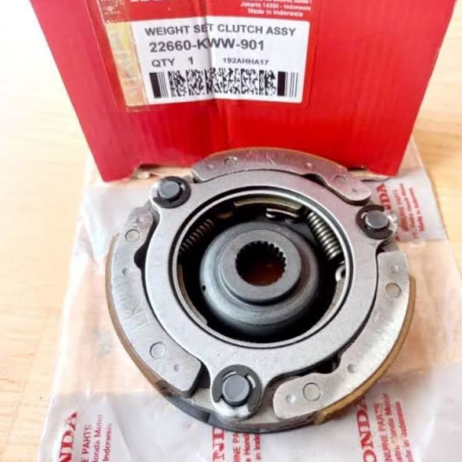 Kampas Ganda Assy Honda Revo FI Blade FI Revo ABS Blade Karbu Honda Part 22535-KWW-P10
