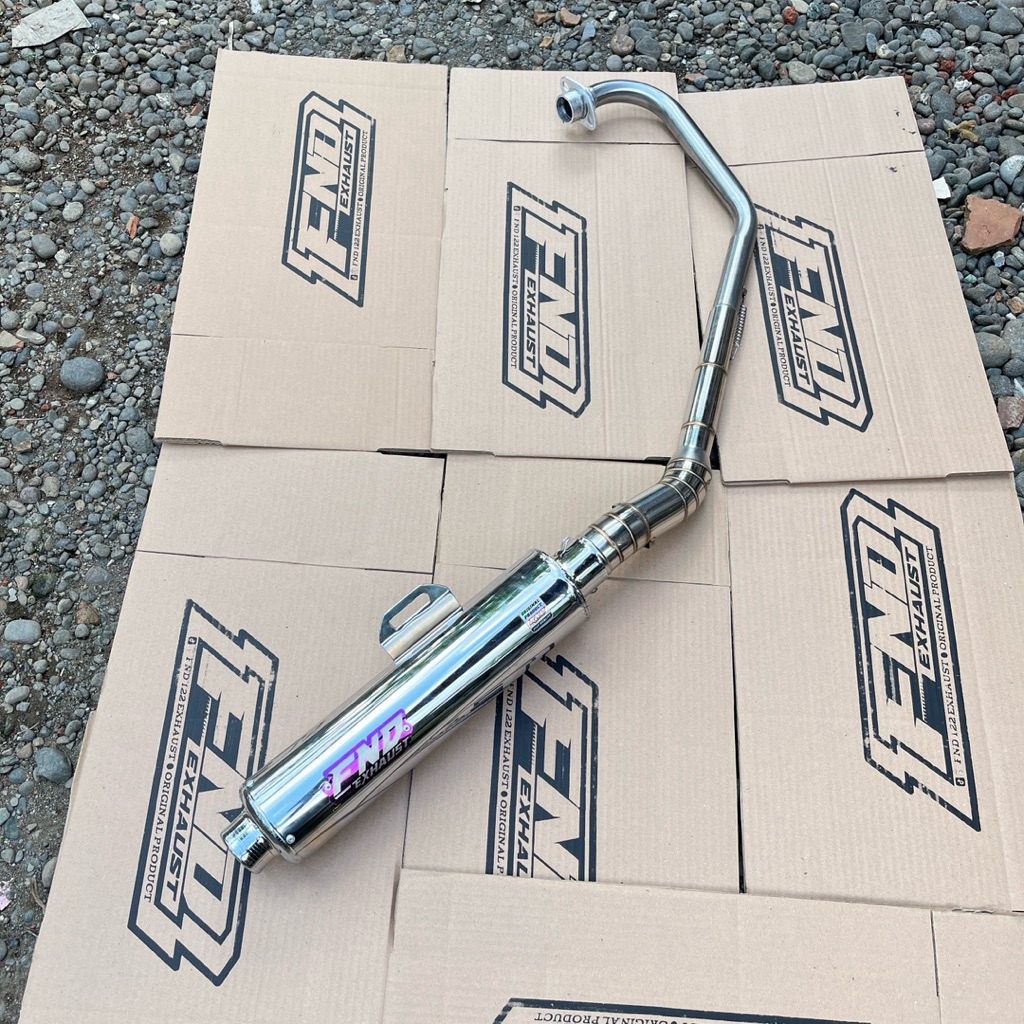Knalpot Standar Racing Ckd Original FND EXHAUST Premium PNP Satria fu karbu Satria fu injeksi Tiger 