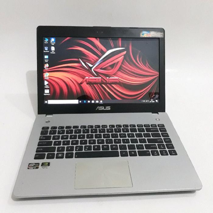Laptop 8Cpu Ram 16Gb ASUS Gaming Desain Core i7 Hardisk Ssd 256Gb Dual Vga Nvdia Geforce 2gb