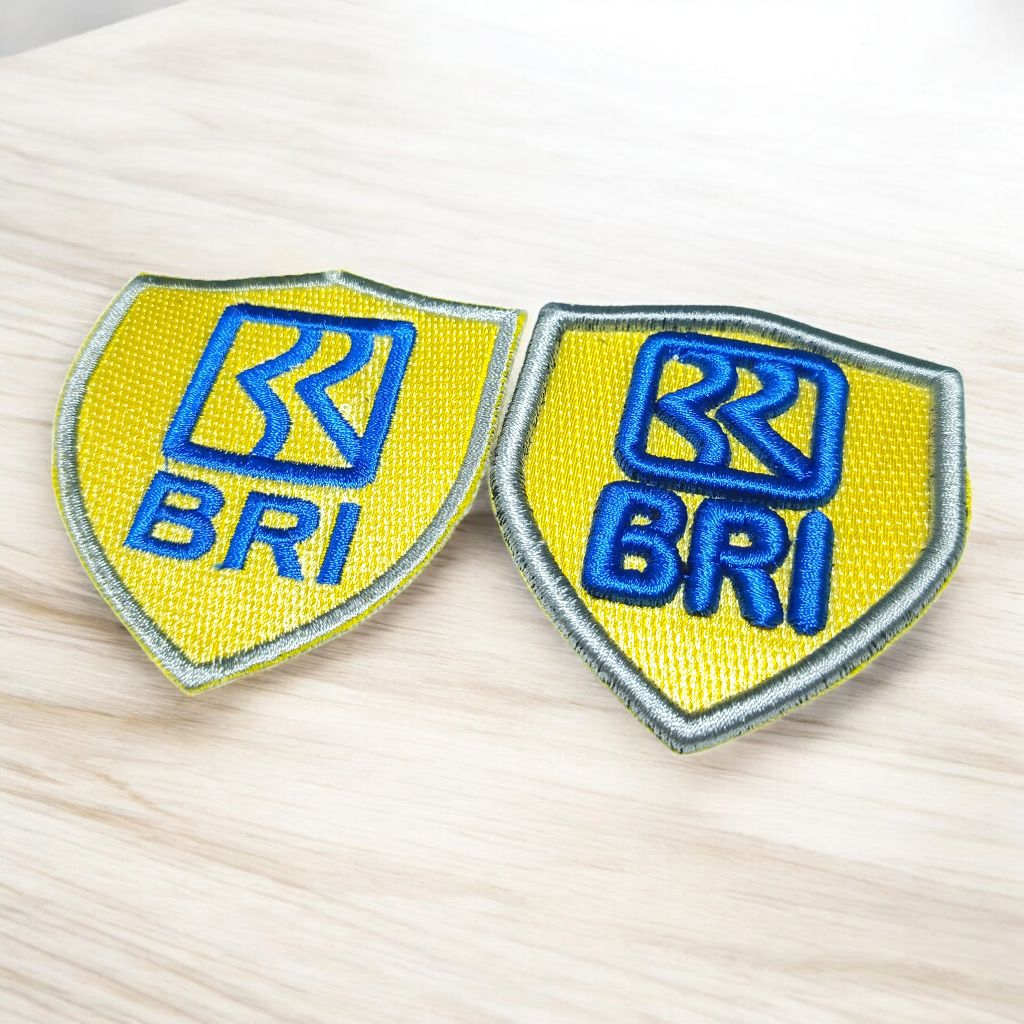 Bordir Logo BRI Bordiran Badge Logo BRI Terbaru