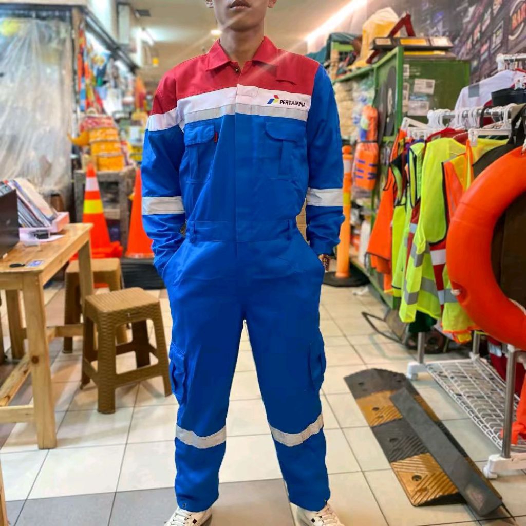 WEARPACK CONVERAL PERTAMINA / WEARPACK TERUSAN PERTAMINA DUPONT ORIGINAL PROMO