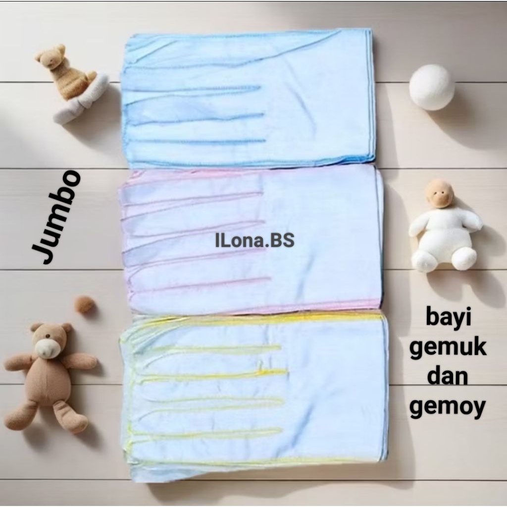 1 Lusin Gurita bayi jumbo/gurita bayi katun super lembut