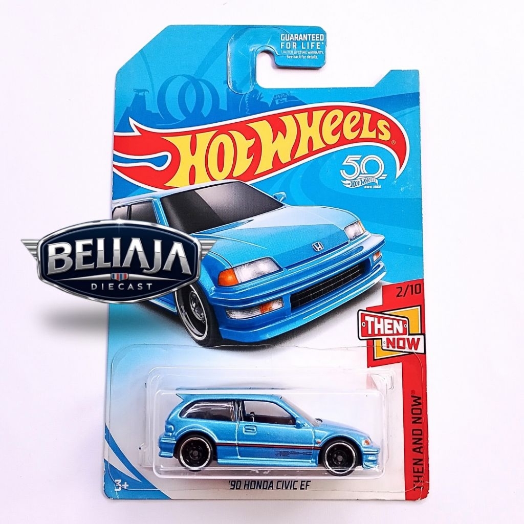 HOT WHEELS 90 HONDA CIVIC EF BLUE KMART