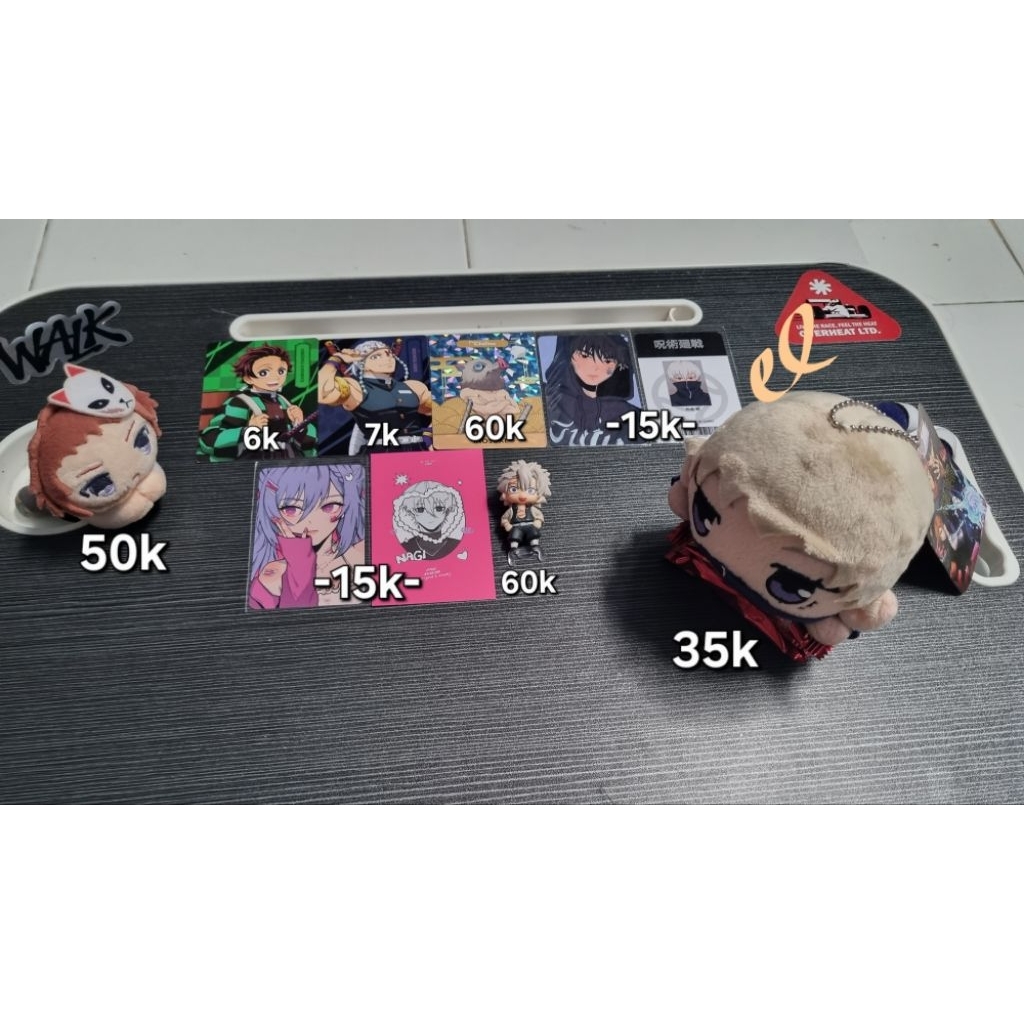 [ORI] Hugchara Sabito Photocard Kartu Card Tanjiro Tengen Family Mart FM Inosuke Chatime Megumi Keqi