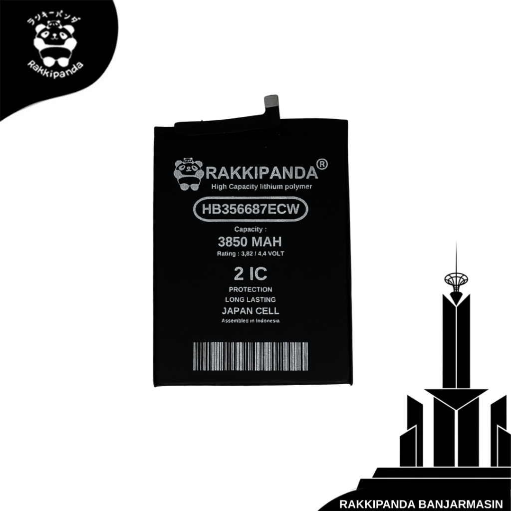 Baterai HP RakkiPanda HB356687ECW Nova Plus/Nova 2 Plus/Nova 2I/Nova 3I/Honor 7X/Mate 10 Lite/G10/P3