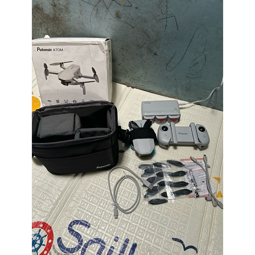Drone Potensic Atom 4K 3 Axis Gimbal Combo Second