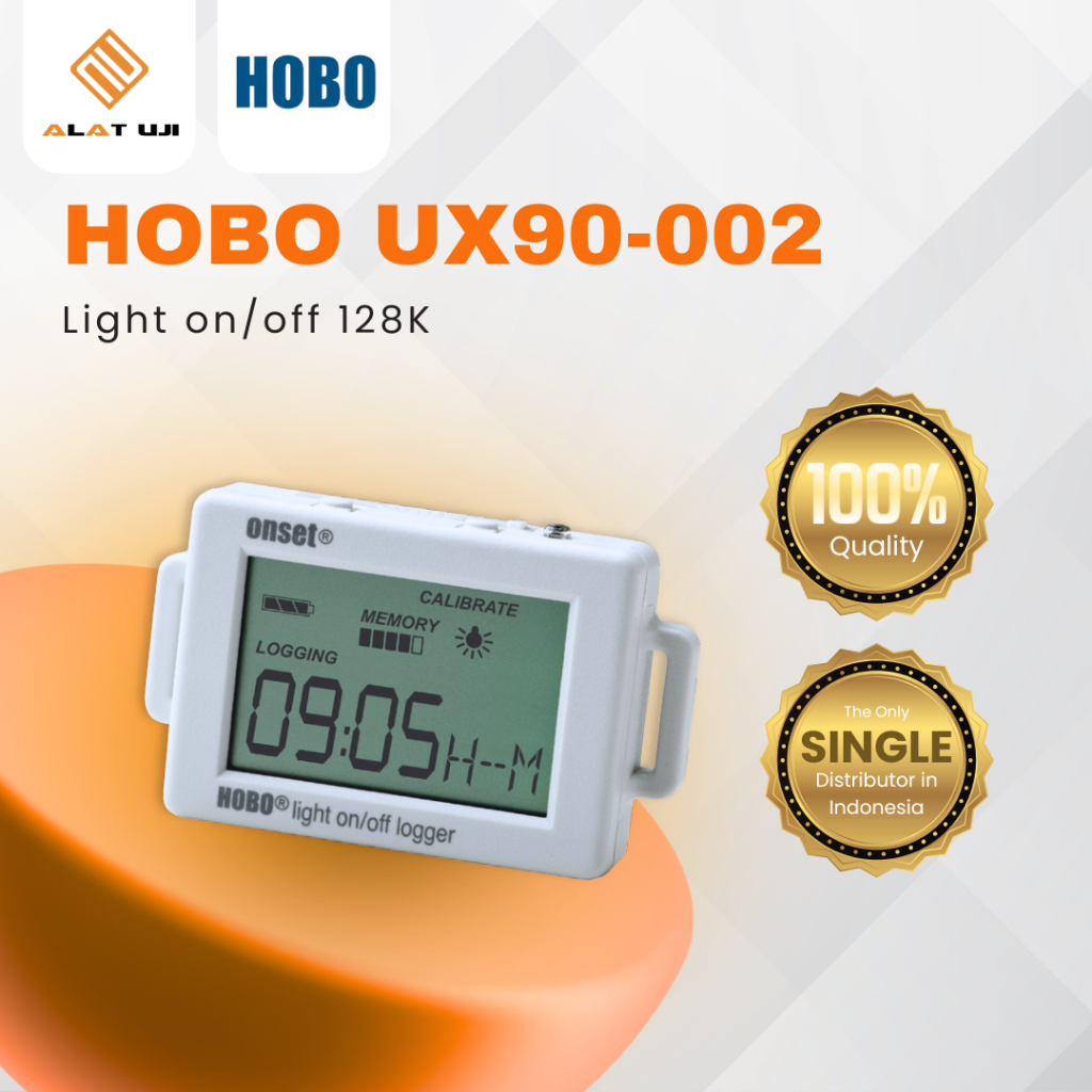 HOBO UX90 - 002 Light on / off 128 k - Pemantau Perubahan Cahaya dalam Ruangan
