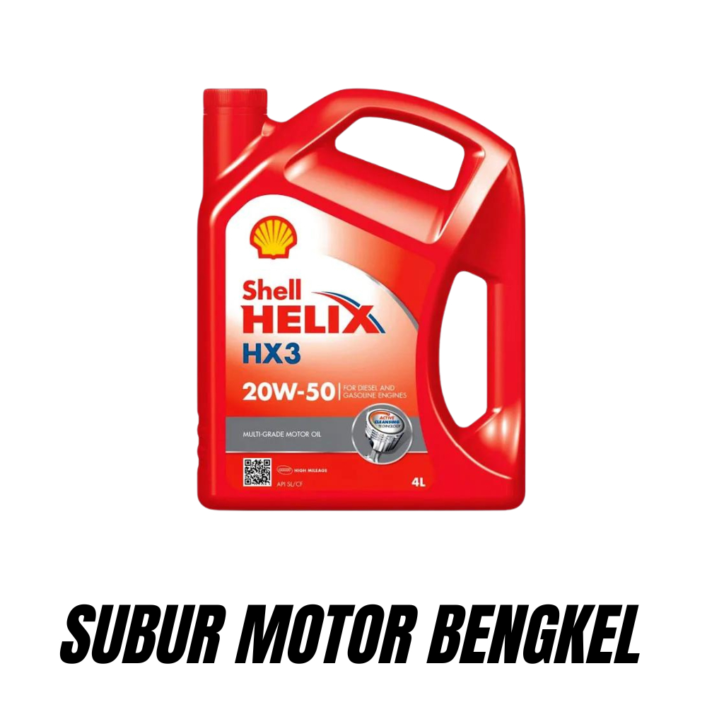 OLI SHELL HELIX HX3 20W-50 4LTR / OLI SHELL HELIX HX3