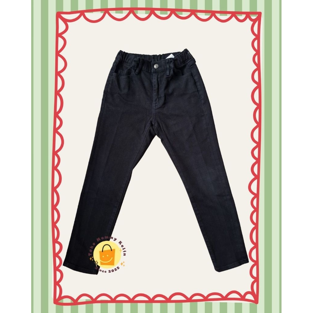 Celana Jeans Anak UNIQLO Black 130 ORI - PL