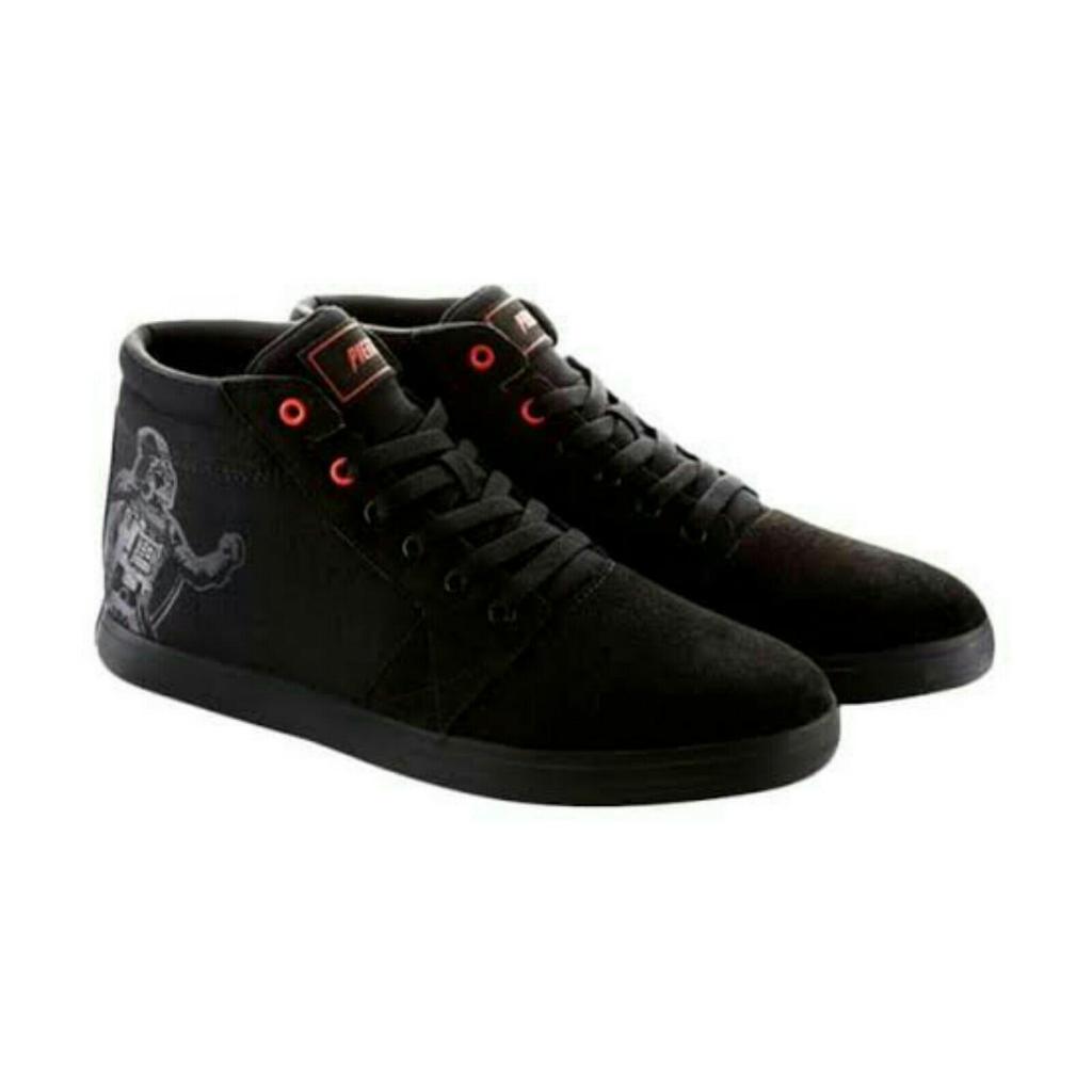 Star Wars Darth Vader Black Chukka Sneakers Cow Leather Suede Kulit Mid Sepatu Piero