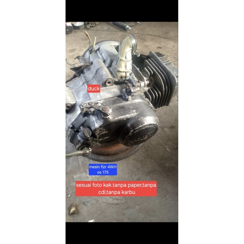 mesin fizr 4wh mesin fizr force1 sesuai foto