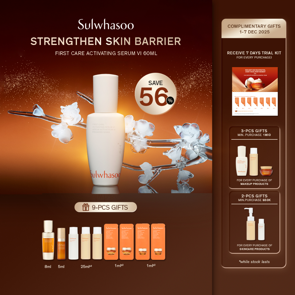 [Super Beauty Week Special Set] Sulwhasoo First Care Activating Serum 6th 60ml - Serum Anti-Aging, E
