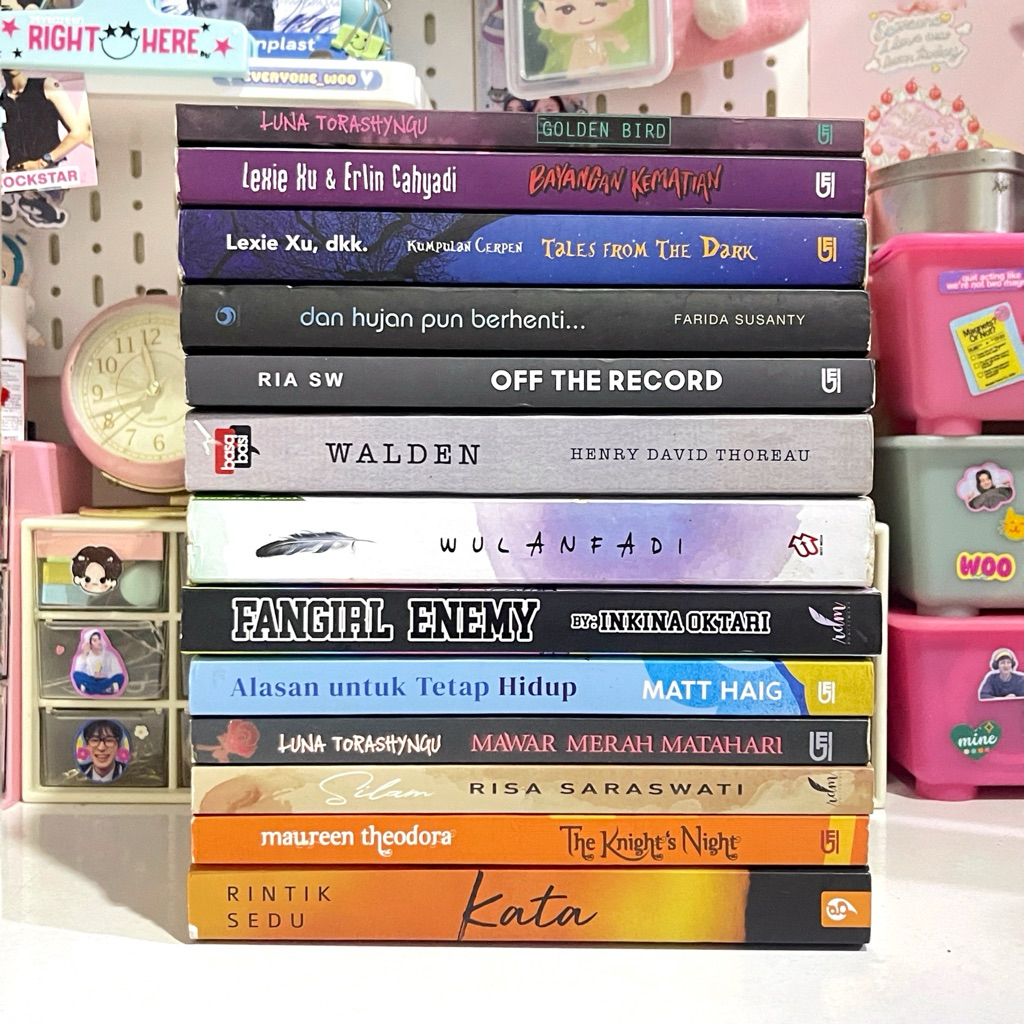 (Ready Stock) PRELOVED NOVEL FIKSI ORIGINAL GRAMEDIA 100% • Buku bekas fiksi • Novel romance misteri