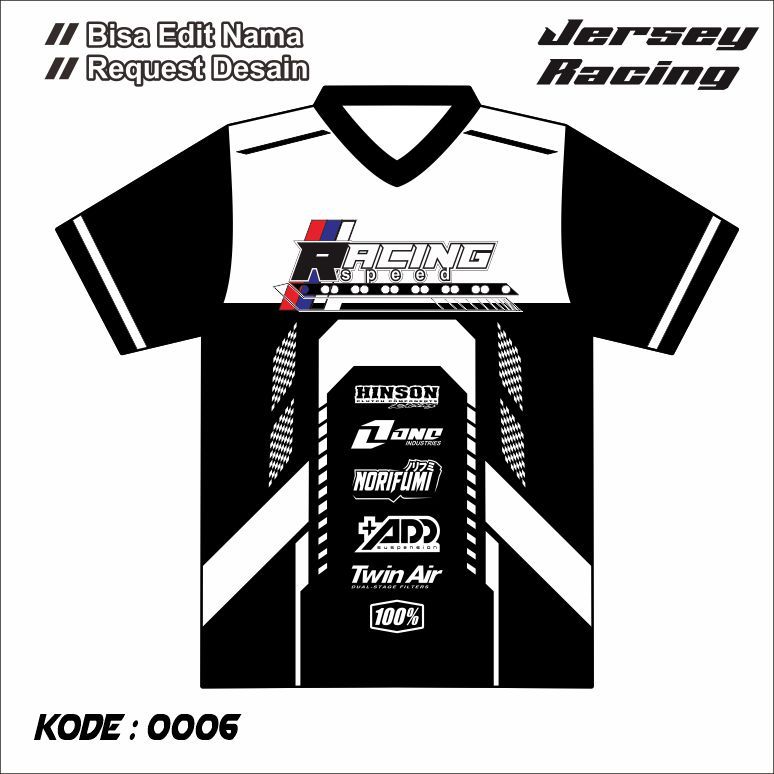 Jersey Team Racing Balap Full Printing, Kaos Jersey Team Balap , Bisa Request Desain Ubah Nama Nomor
