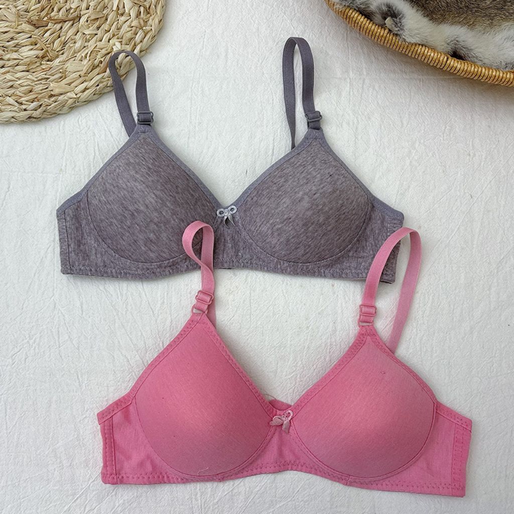 bra Set 2in1 BH Katun Remaja Dewasa Tanpa Kawat Super NyamanSet 2in1 BH Katun Remaja Dewasa Tanpa Ka