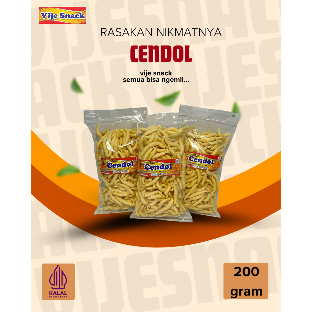 Cendol Renyah Vije – Snack Tradisional Gurih Kekinian Murah