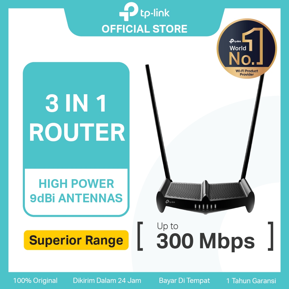 TP-Link TL-WR841HP | 300Mbps High Power WiFi Router | Wireless Router | Extender | Access Point