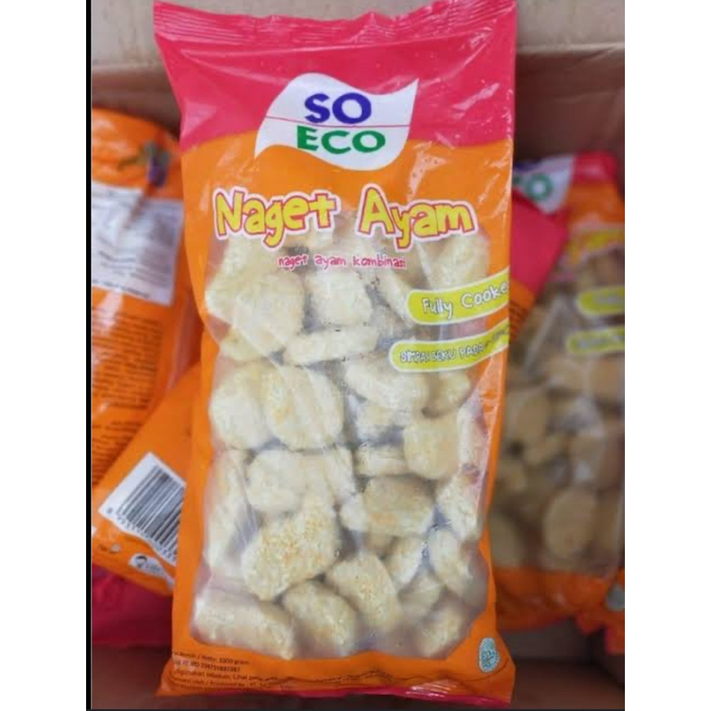 NUGGET AYAM / Nugget so eco / Nugget enak 1 kilo / Termurah nugget 1kg