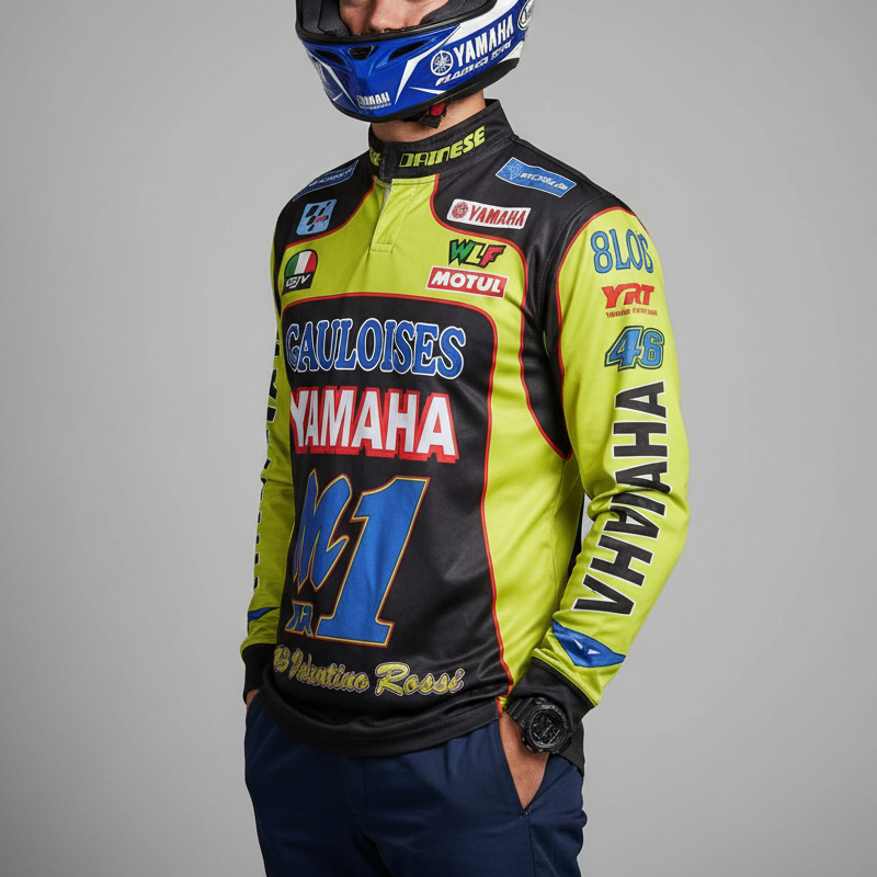 Jersey MOTOGP Valentino Rossi Jersey Racing Yamaha Size M-L