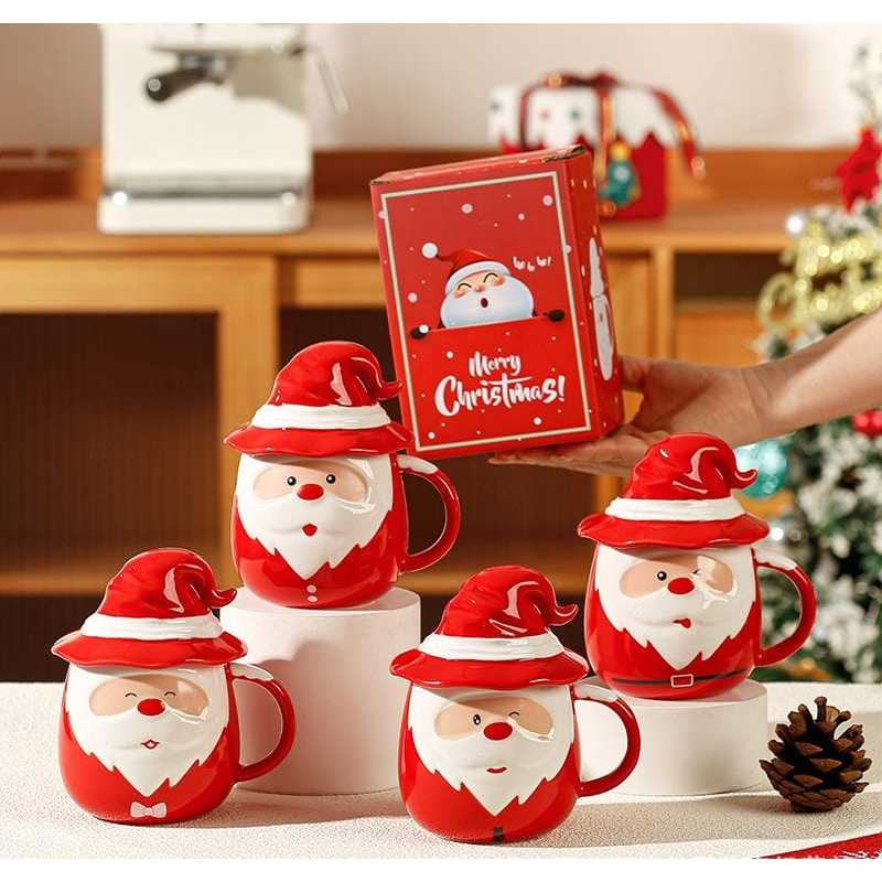 Hampers Natal Mug Natal/GELAS CHRISTMAS SET PREMIUM /MUG XMAS /Christmas Gift/Mug Natal Tutup 2025