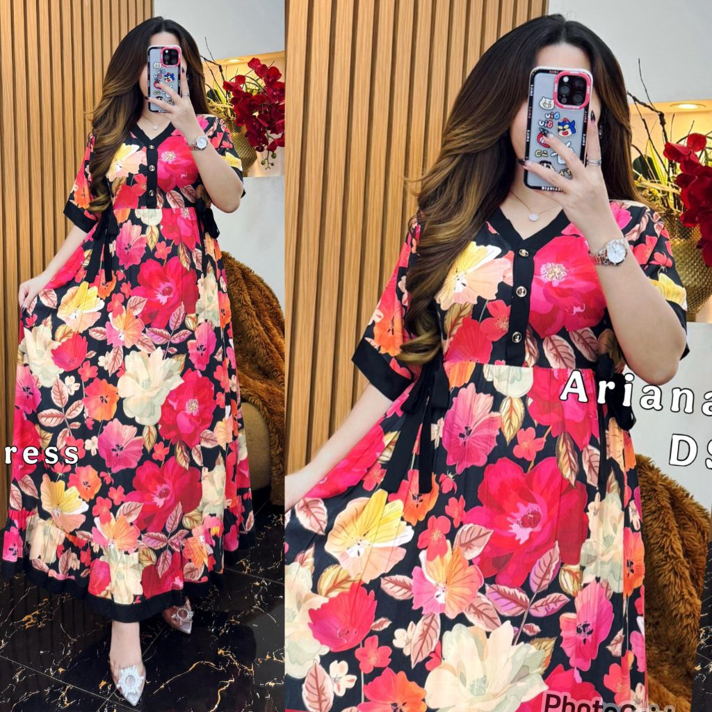 ARIANA DRESS DST/ARIANA DRESS/ARIANA DRESS BY DST COLLECTION/DRESS ARIANA/HOMEDRESS KEKINIAN/DASTER 