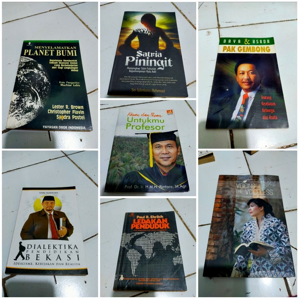 Kesan dan pesan untukmu profesor / Menyelamatkan planet bumi / Dialektika pendidikan Bekasi / Voicin