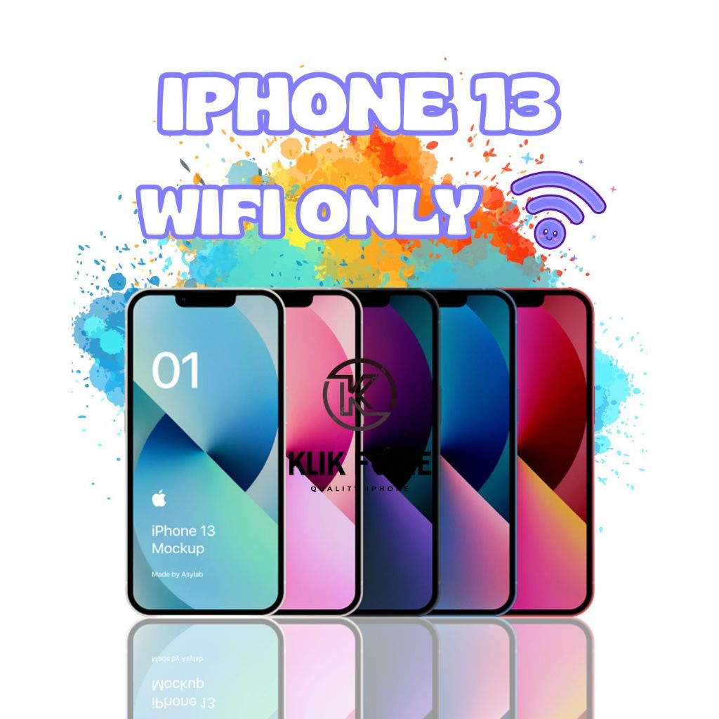 Iphone 13 wifi only Fullset original like new - iPhone 13 wifi only