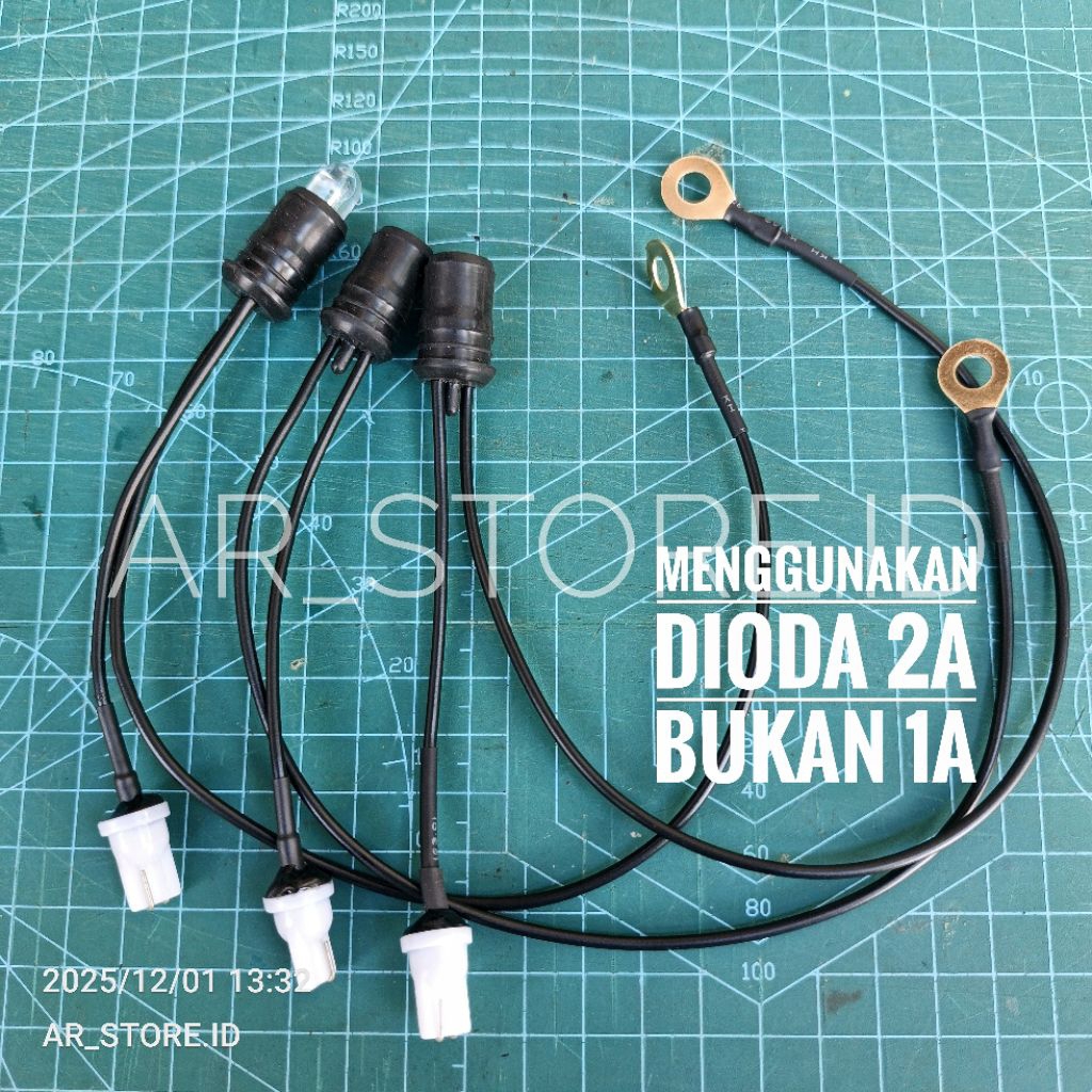 DIODA SEIN LED T10 DIODA 2A PENYERAH INDIKATOR SEIN TUNGGAL/SINGLE ANTI ERROR