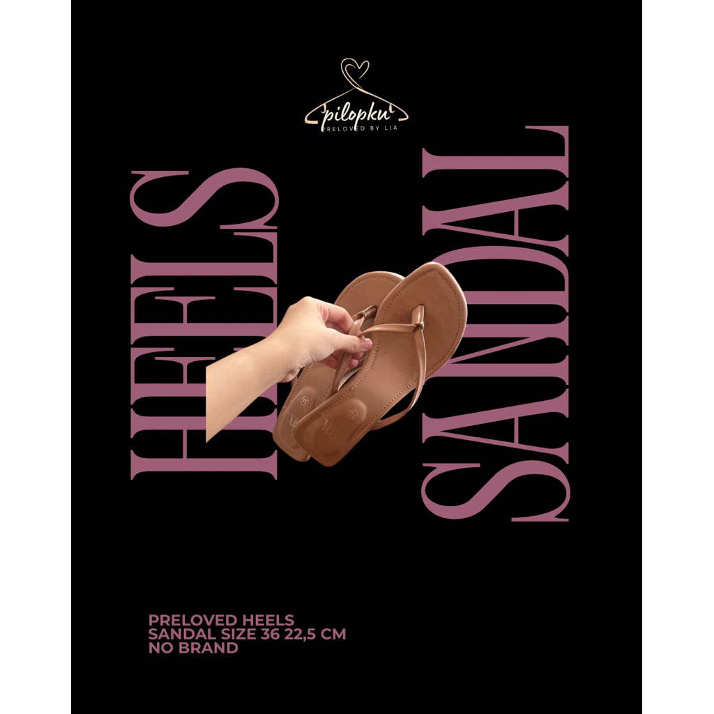 [PRELOVED] HEELS SANDAL