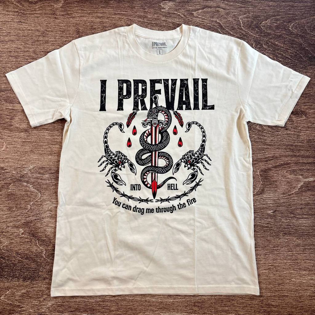 EXCLUSIVE KAOS BAND OFFICIAL I PREVAIL - INTO HELL TSHIRT ORIGINAL WEBSTORE