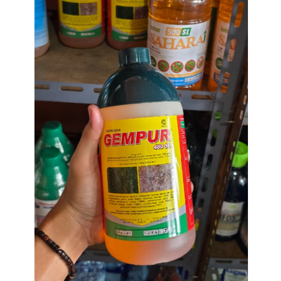 Gempur 480SL 1 Liter Herbisida Obat Pembasmi Rumput / Gempur Pembasmi Rumput
